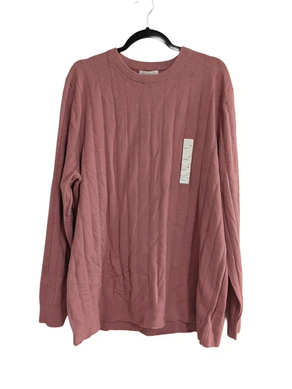 Goodfellow & Co Men's Pink Ribbed Crewneck Sweater Size XL NWT